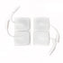 2x2 conductive pads that are square made of white foam