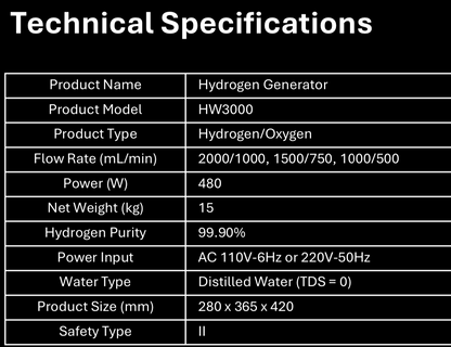 Axiom H2 300 Hydrogen Machine- Premium Cellular Optimization Machine Complete Kit