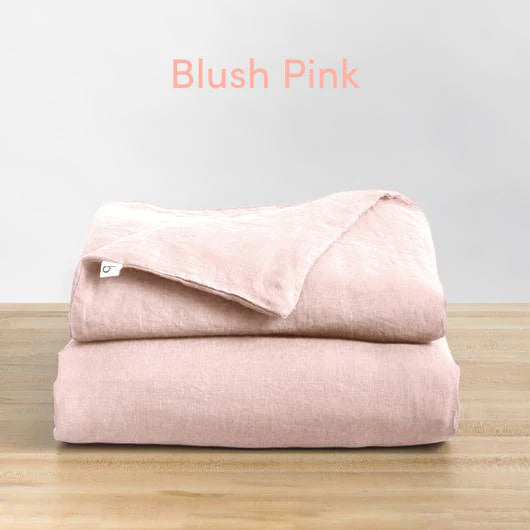 Linen Duvet Cover for 12lb Weighted Blanket